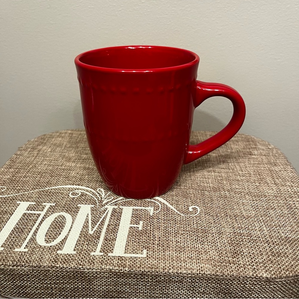 NWT Red Ceramic Mug